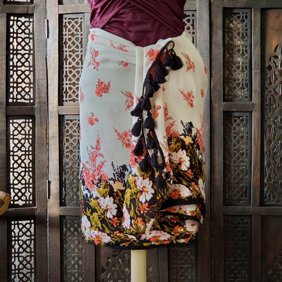 Free people floral Kimono cover up & wrap - Picture 11 of 16